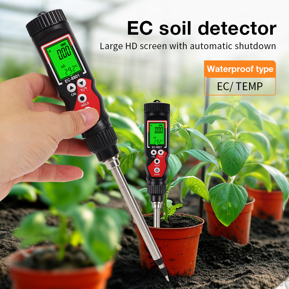EC-8801 Portable Soil EC Meter - مراجعة Ec Meter Digital وسعره