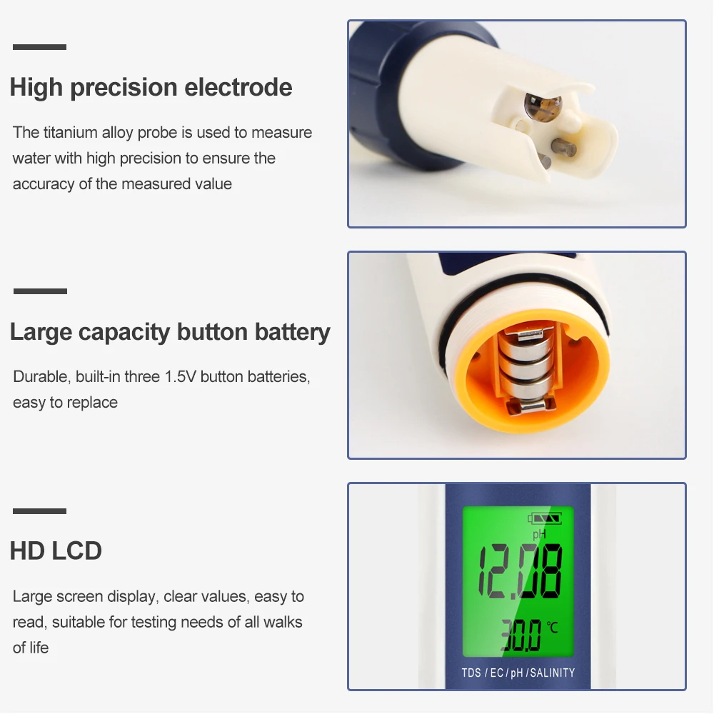 5 In 1 Digital PH TDS EC Meter - مراجعة Ec Meter Digital وسعره