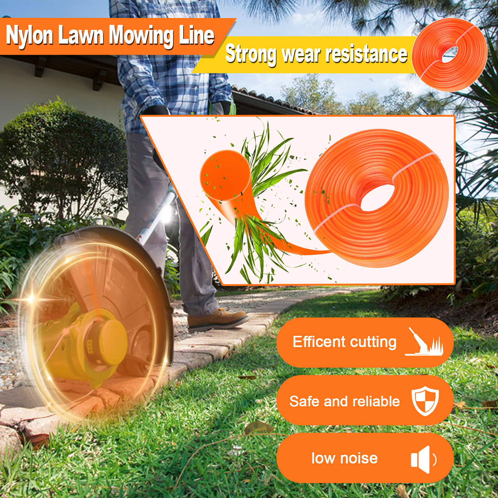 1.6mm～3mm*15M Round Nylon Trim - مراجعة Urban Farming Kit وسعره