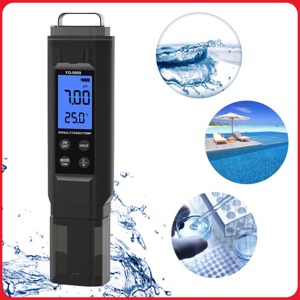 5 in 1 Digital Water Quality T - مراجعة Ec Meter Digital وسعره