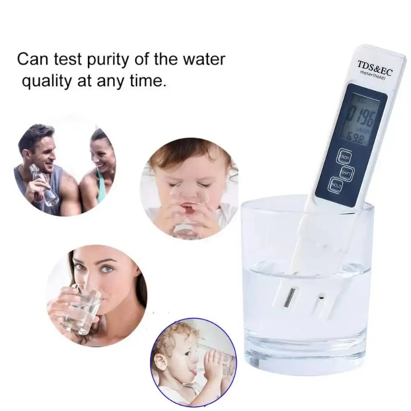 White Digital Water Quality Te - مراجعة Ec Meter Digital وسعره