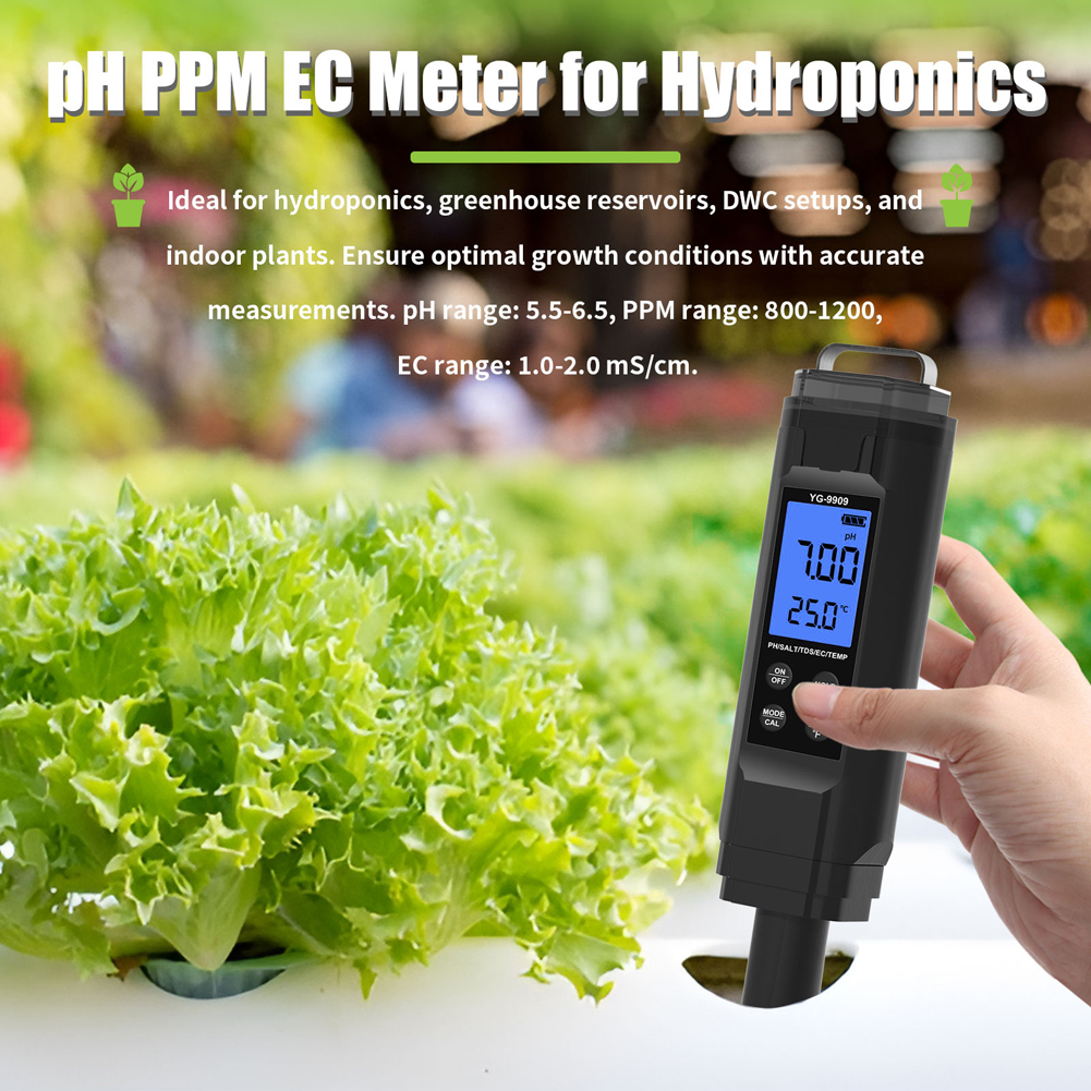 5-in-1 Digital Water Quality T - مراجعة Ec Meter Digital وسعره