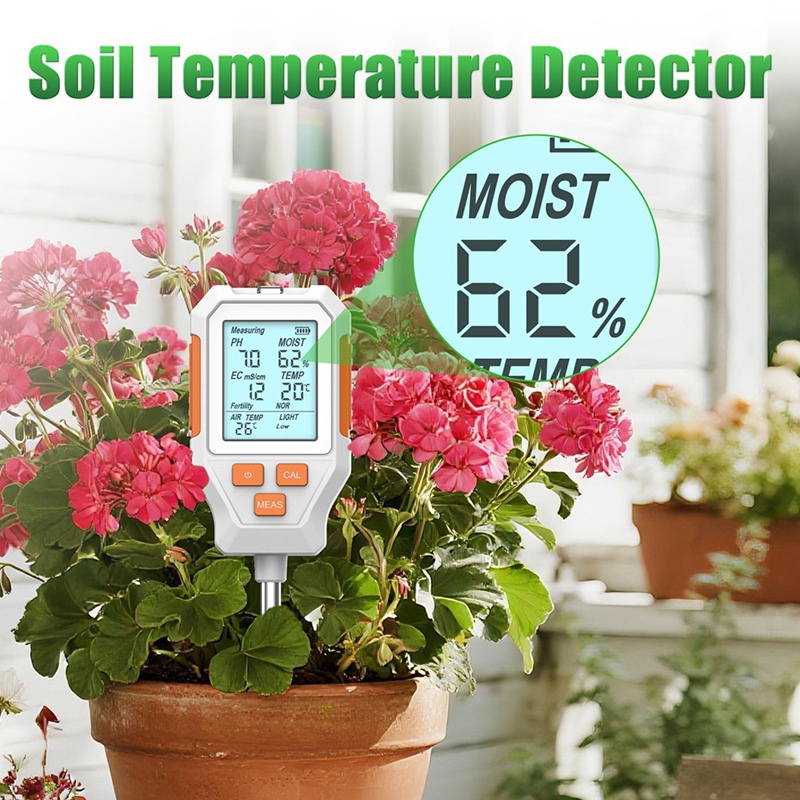 7 in 1 Digital Soil PH Meter H - مراجعة Ec Meter Digital وسعره