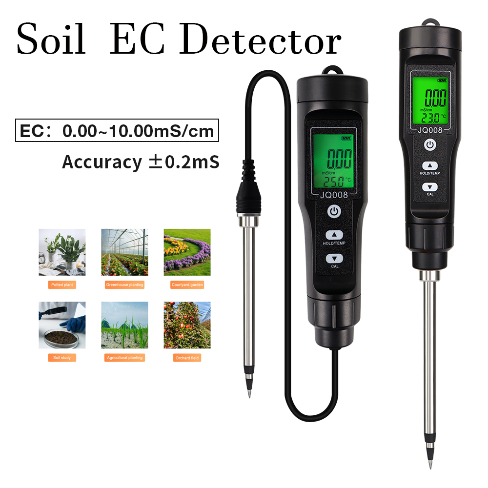 2 in 1 Soil EC/Temp Detector H - مراجعة Ec Meter Digital وسعره