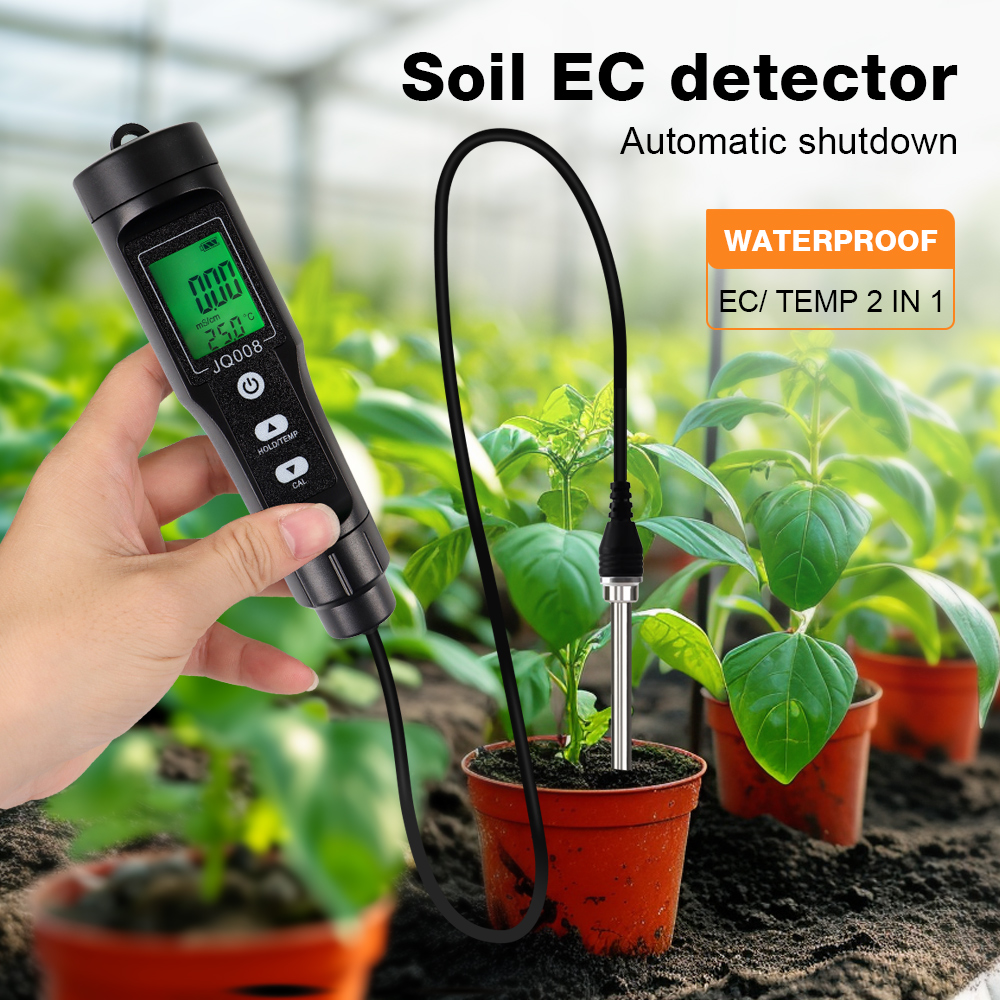 2 in 1 Soil EC/Temp Detector H - مراجعة Ec Meter Digital وسعره